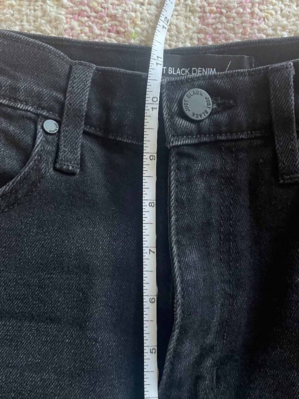 NWOT Just Black Denim Black Wide Leg Jeans - Picture 8 of 10
